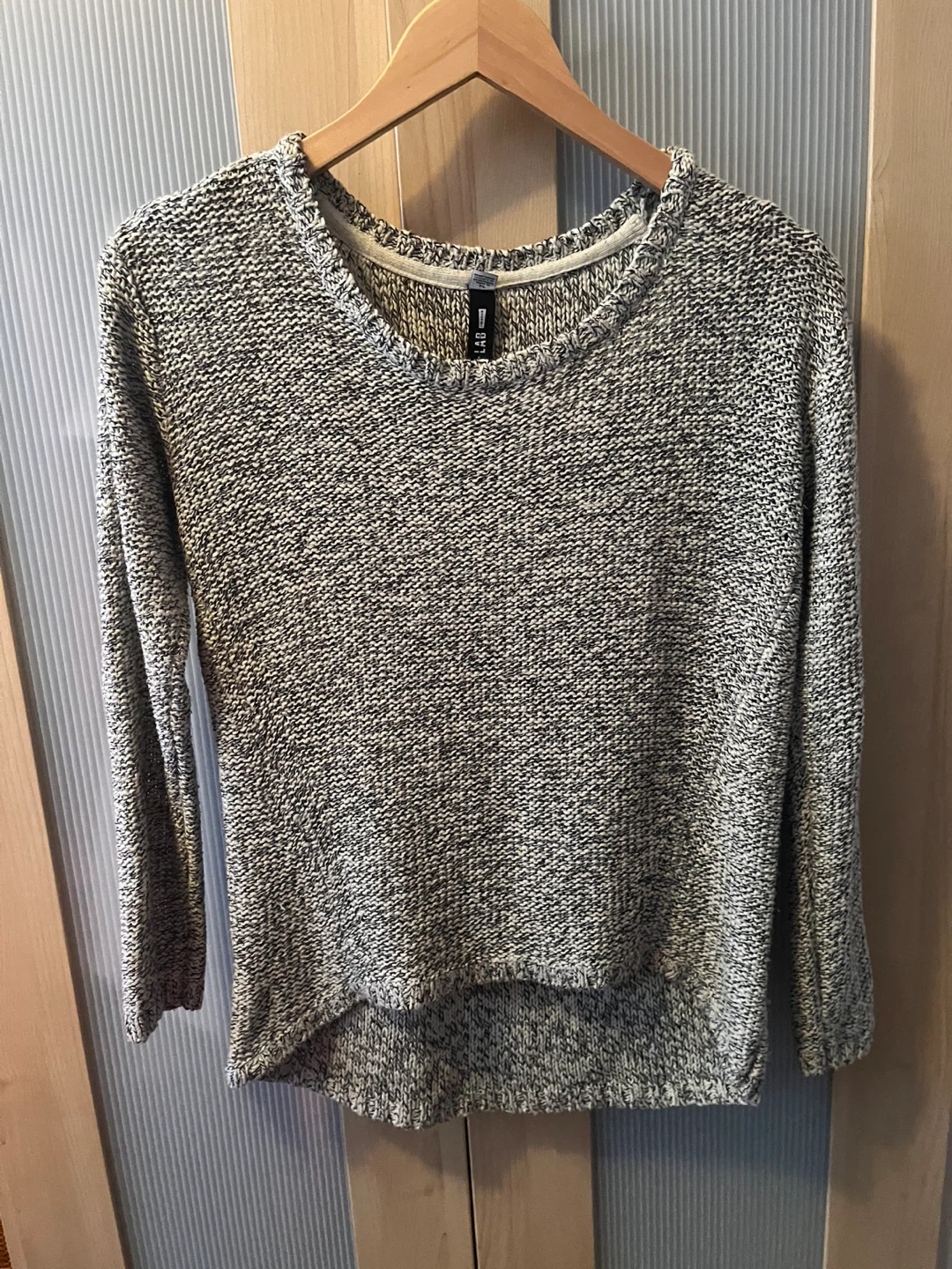 DESIGN LAB Knit Sweater with elbow patches