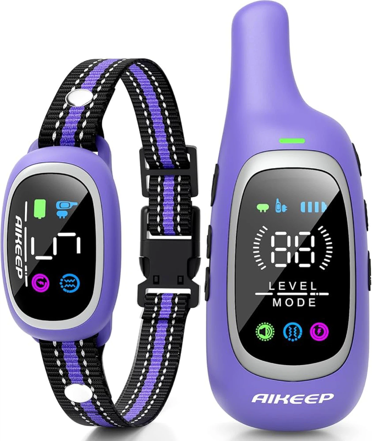 Aikeep 2-in-1 Bark & Shock Collar – Model OTB3, New