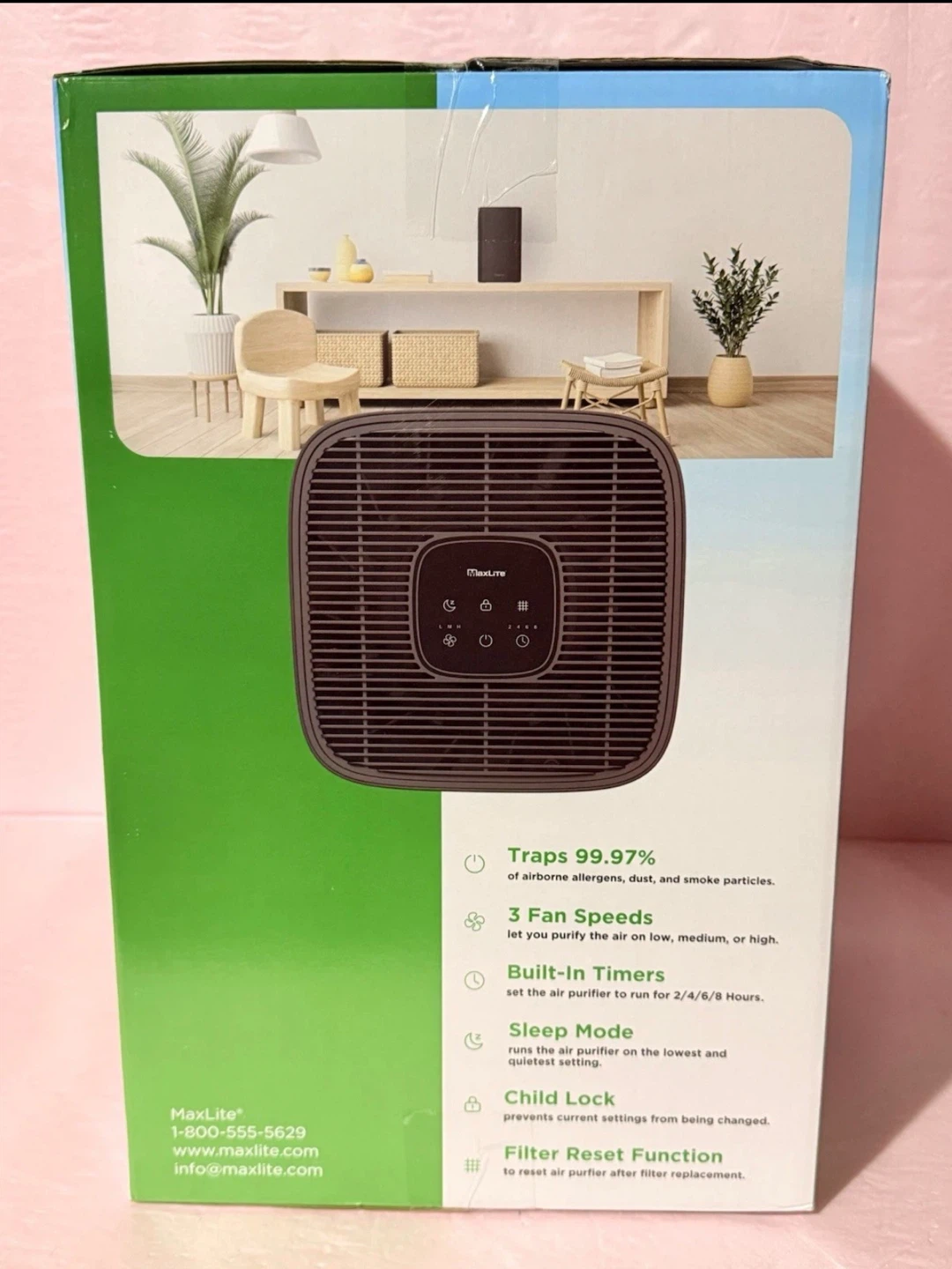 MaxLite Home PurAirMax True HEPA Air Purifier - photo 3
