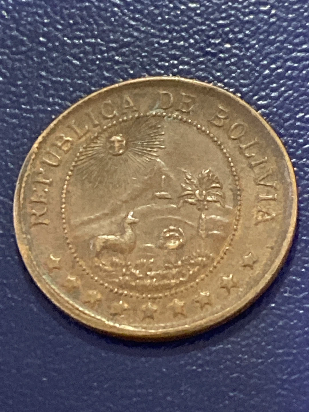 Bolivia 50 Centavos Coin - 1942 - photo 2