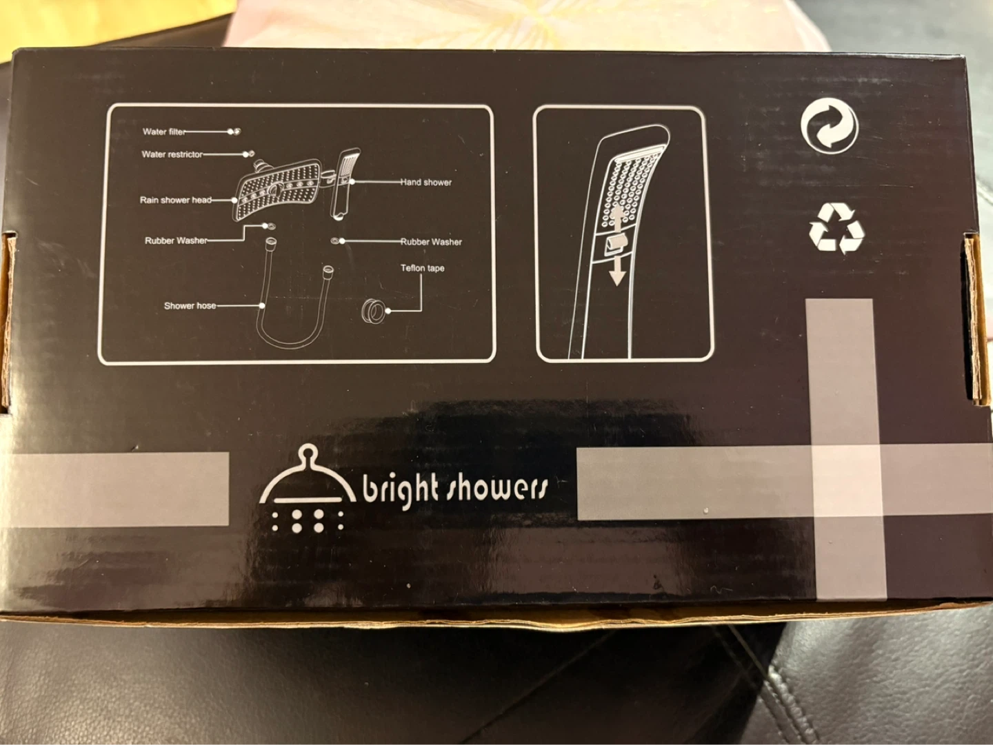 Bright Showers Dual Shower Head, Brushed Nickel - photo 3
