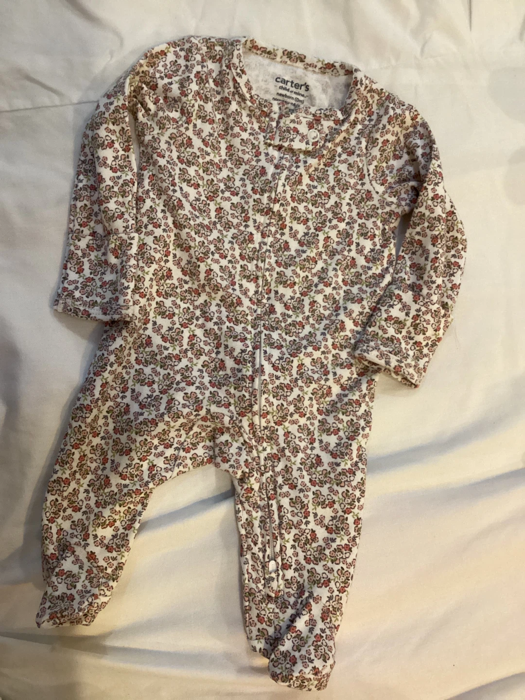 Carter's Baby Girl Floral Footed Pajamas Newborn