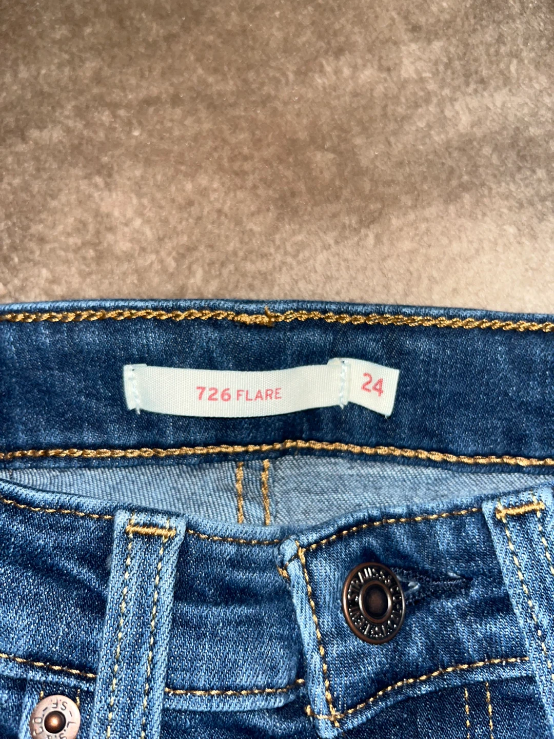 Levi's 726 Flare Jeans Size 24 - photo 2