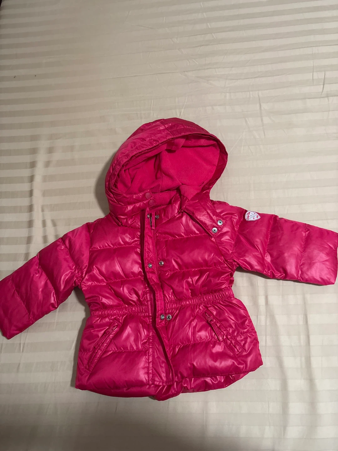 GAP Pink Puffer Jacket with Hood 18-24month