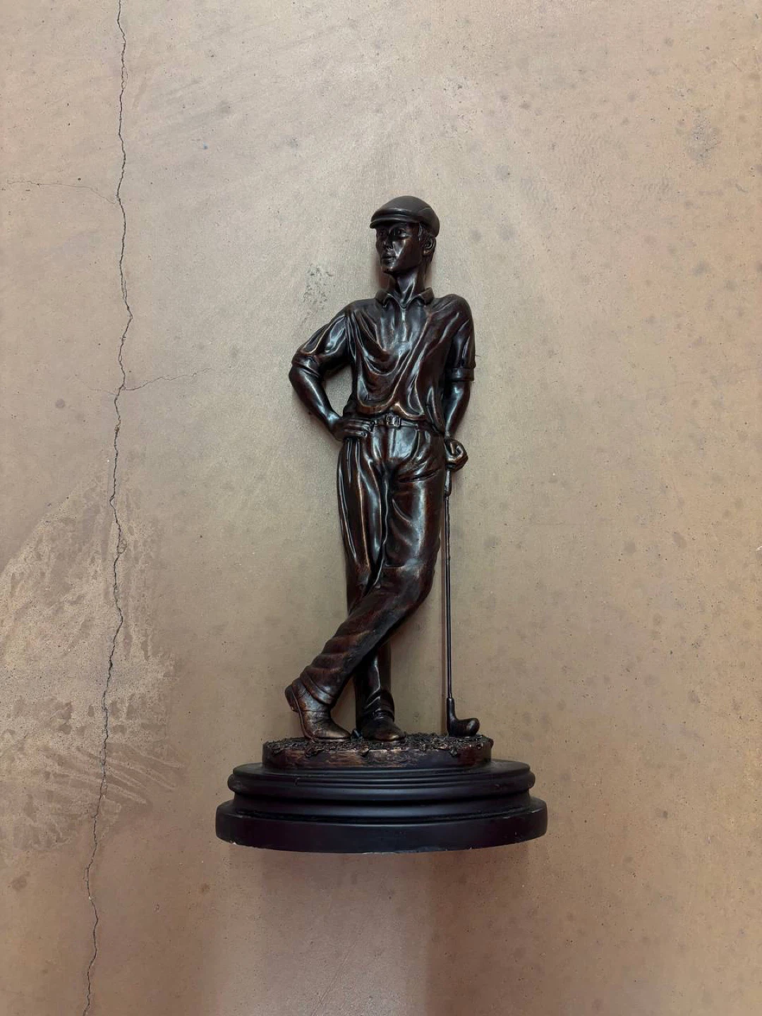 Vintage Golfer Statue
