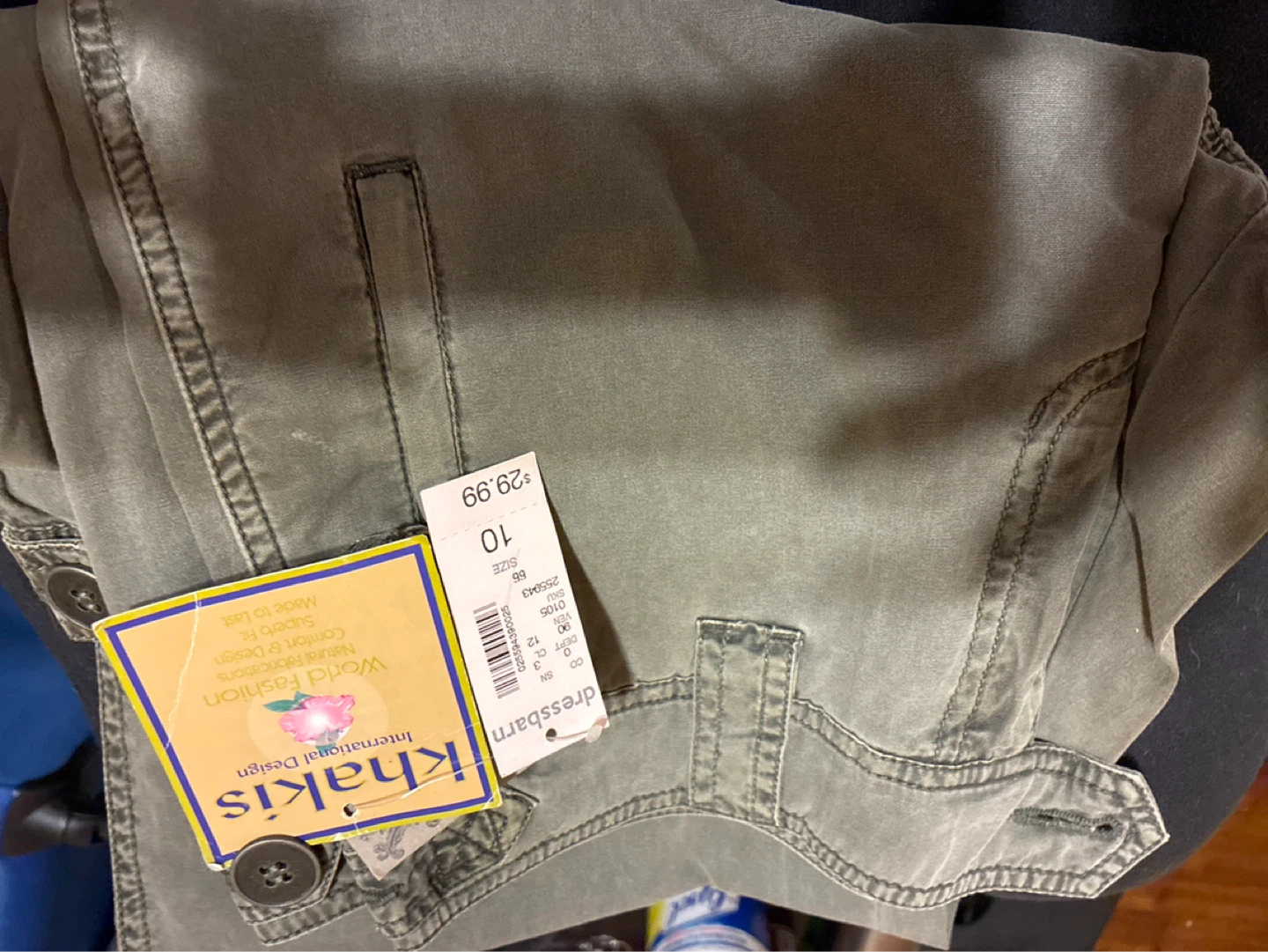 Dressbarn Khakis Women's Size 10 Green Pants