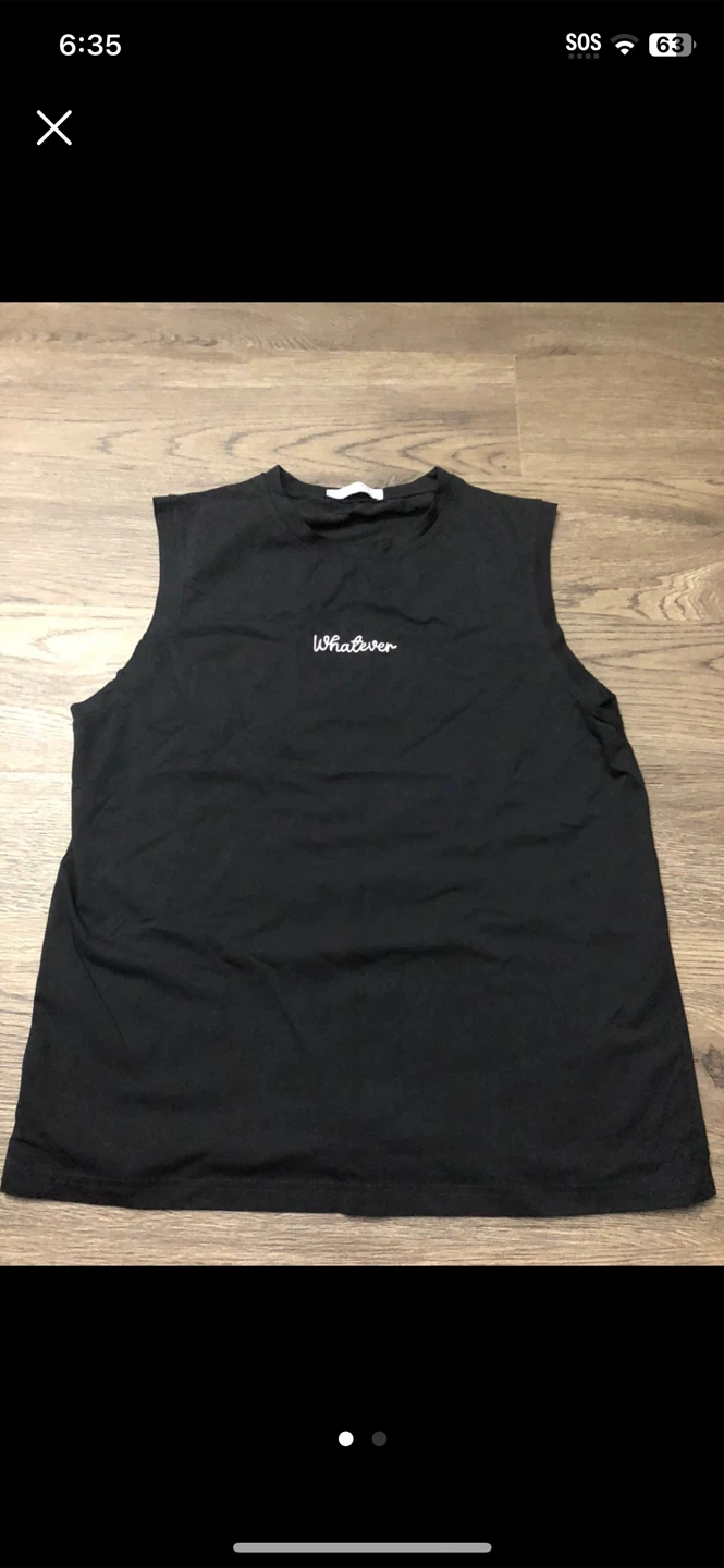 Black Sleeveless Top - Whatever