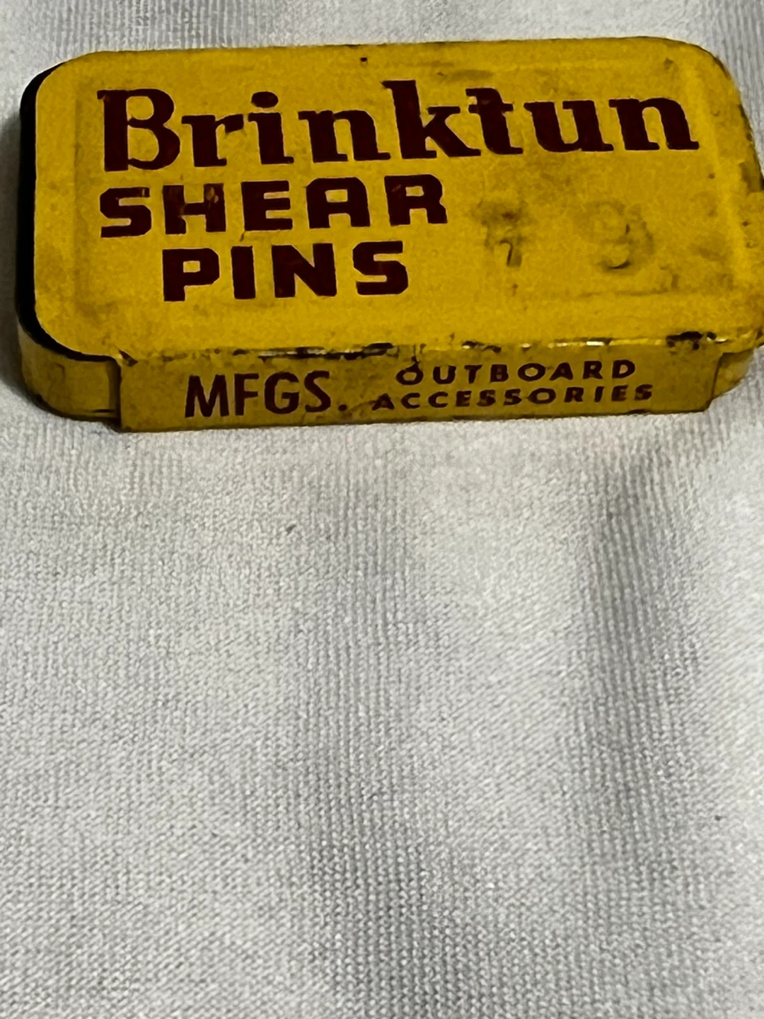 Vintage Brinktun Shear Pin Tin & Pins - photo 3