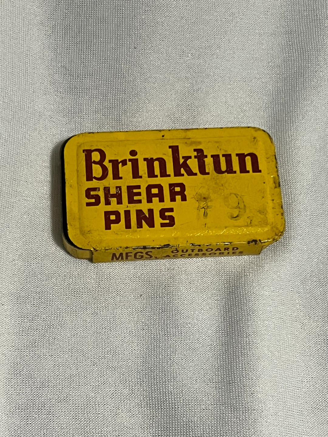 Vintage Brinktun Shear Pin Tin & Pins - photo 2
