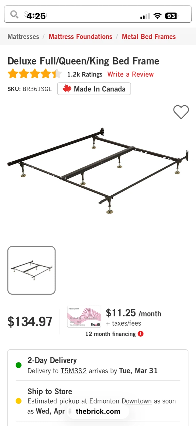Deluxe Twin XL/King Bed Frame - photo 2