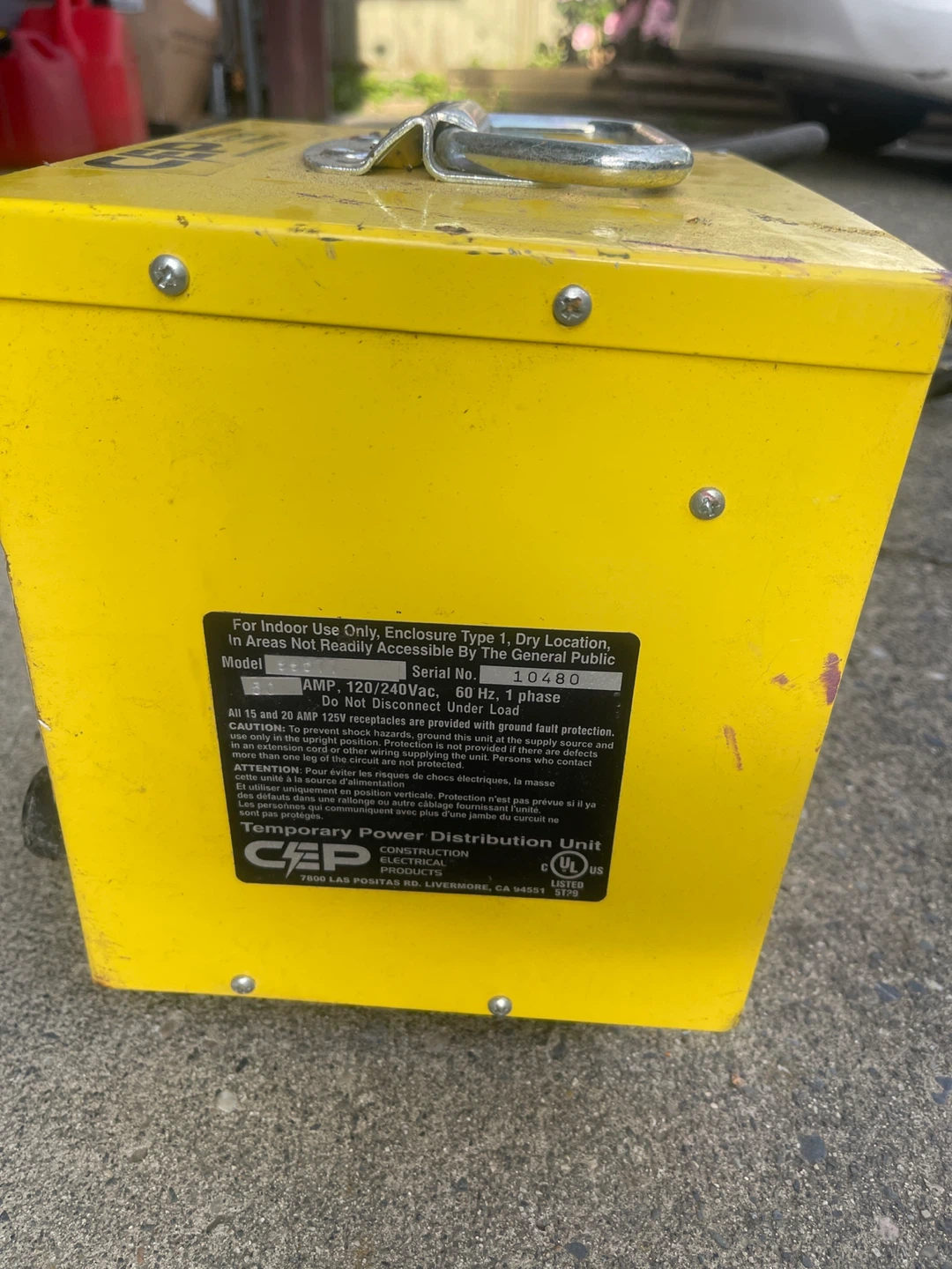 CEP Temporary Power Distribution Unit - photo 3