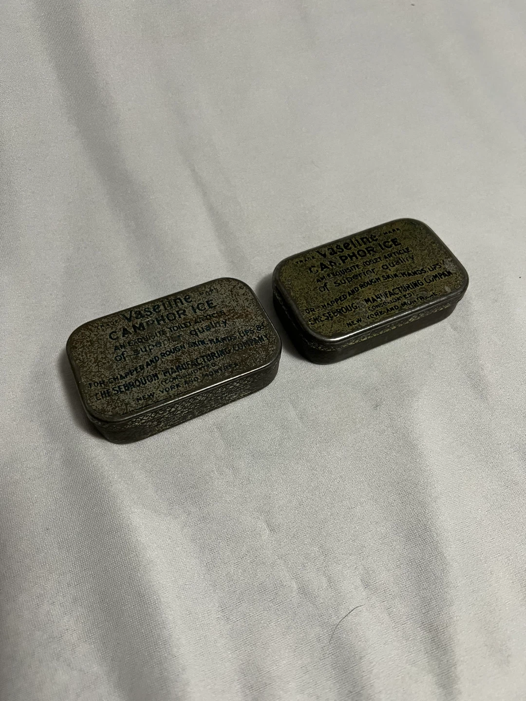 Antique Medical Tins