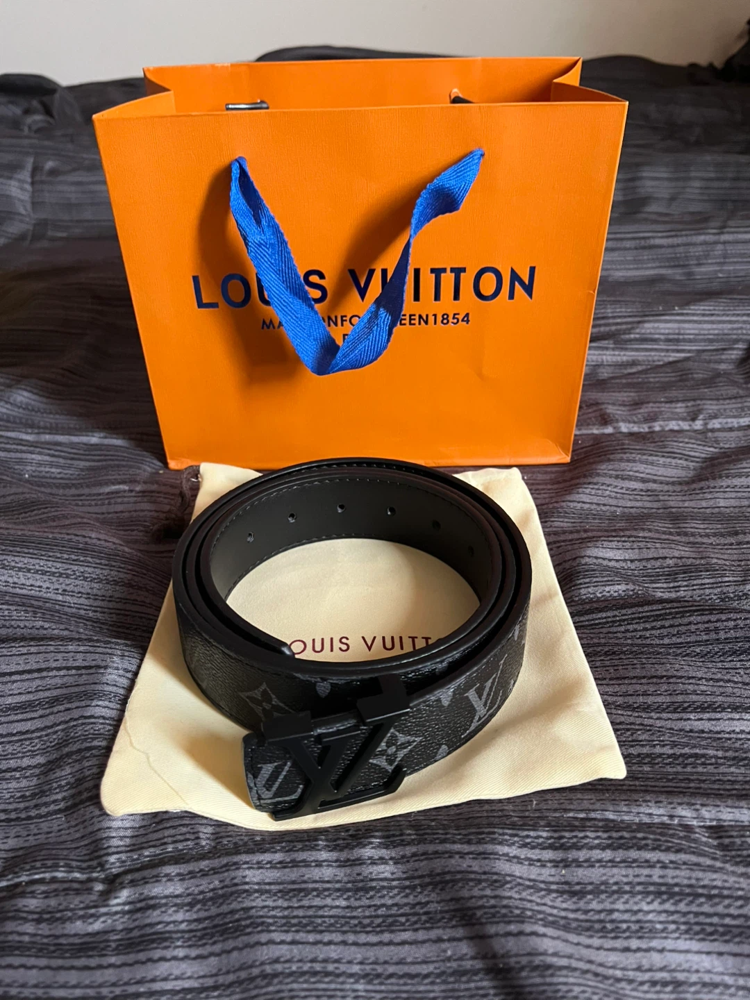 Black Louis Vuitton  Belt