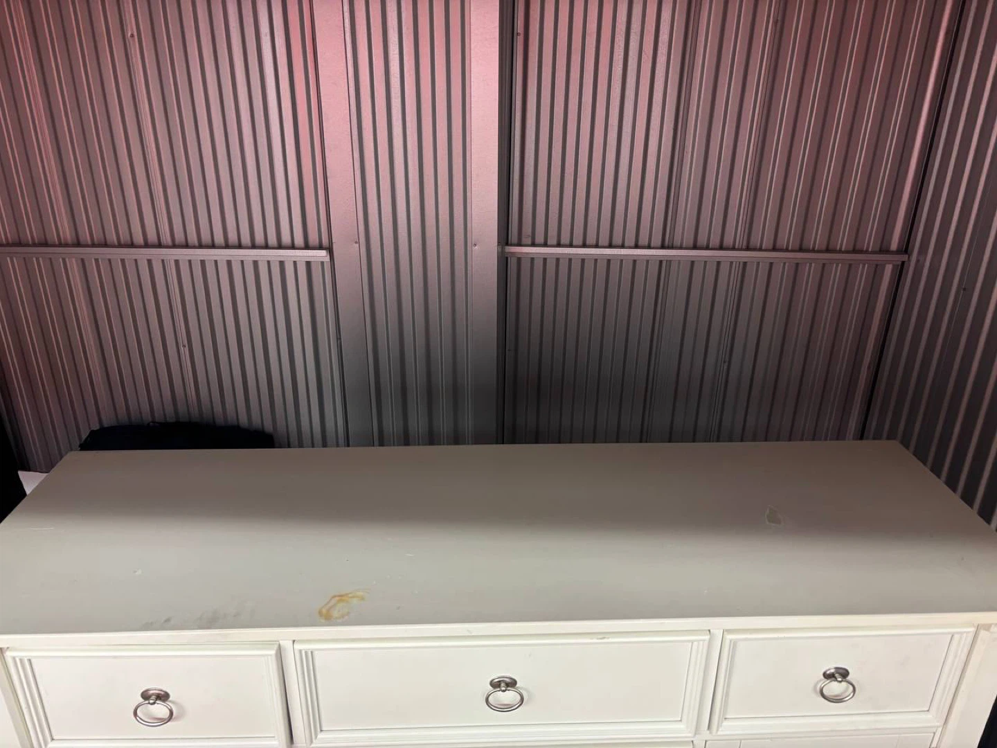 White Dresser with Multiple Drawers and Cabinet Doors - photo 5