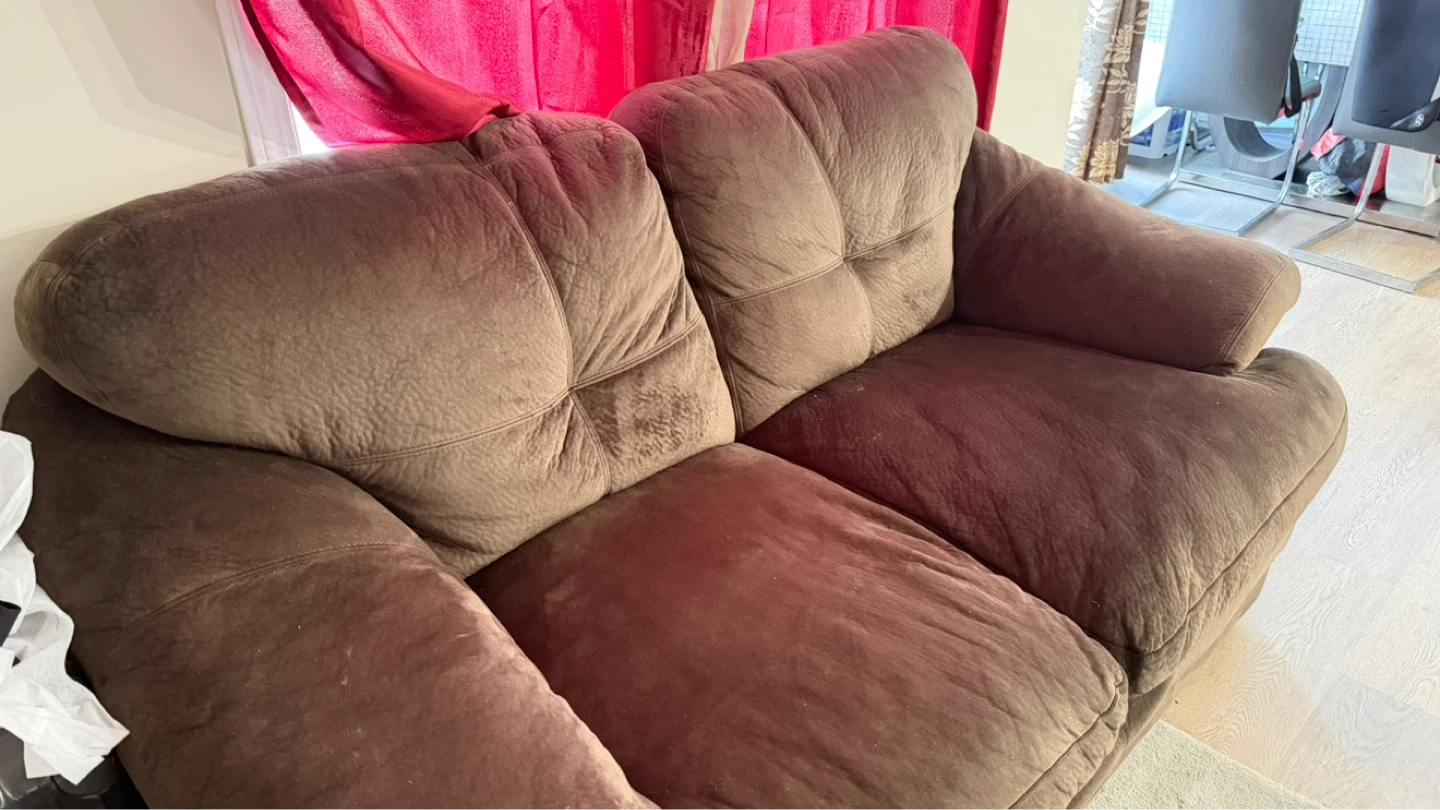 FREE Brown Couch – Pickup Only - photo 3