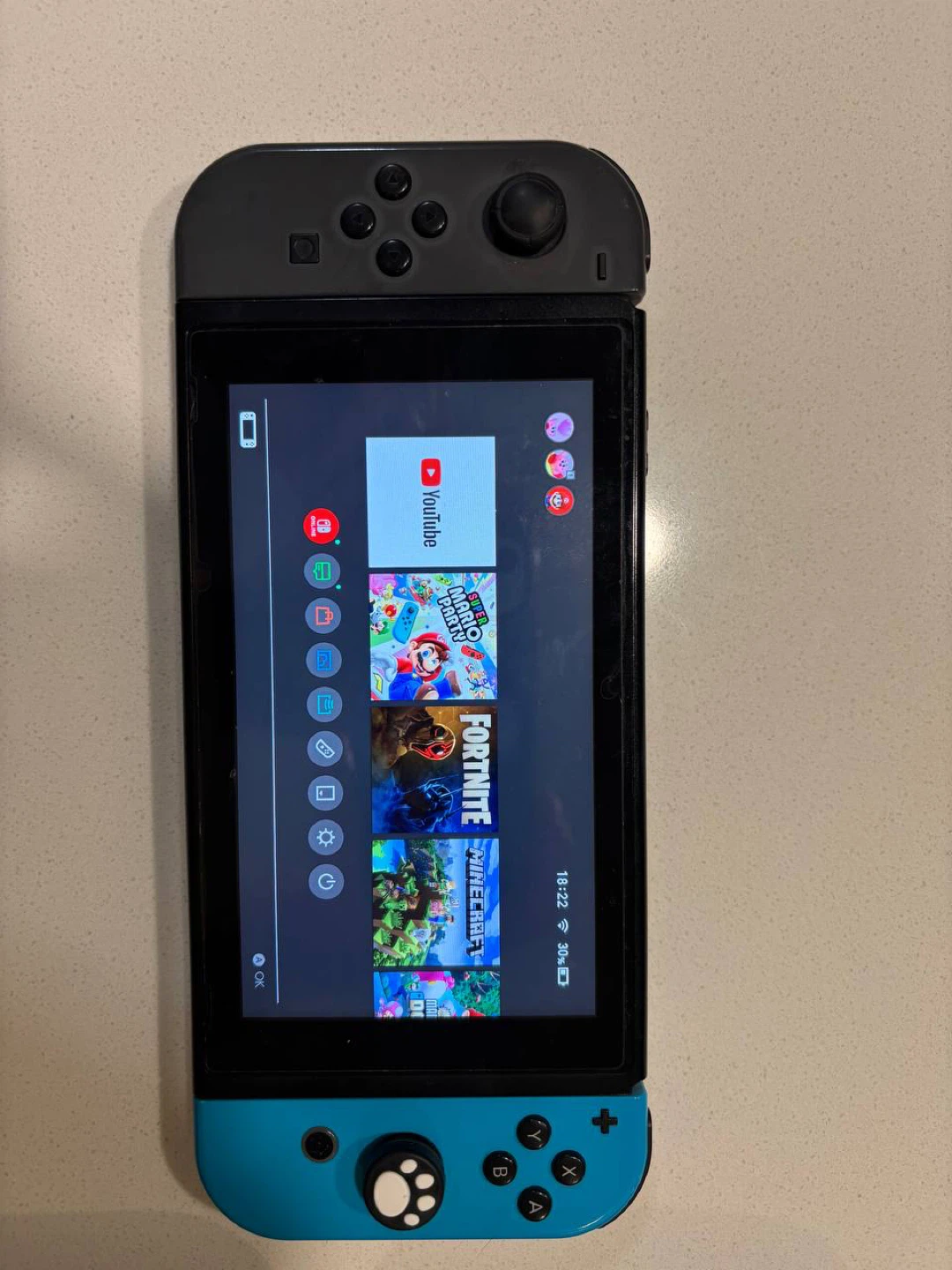 Nintendo Switch Console with Games and Case - photo 2