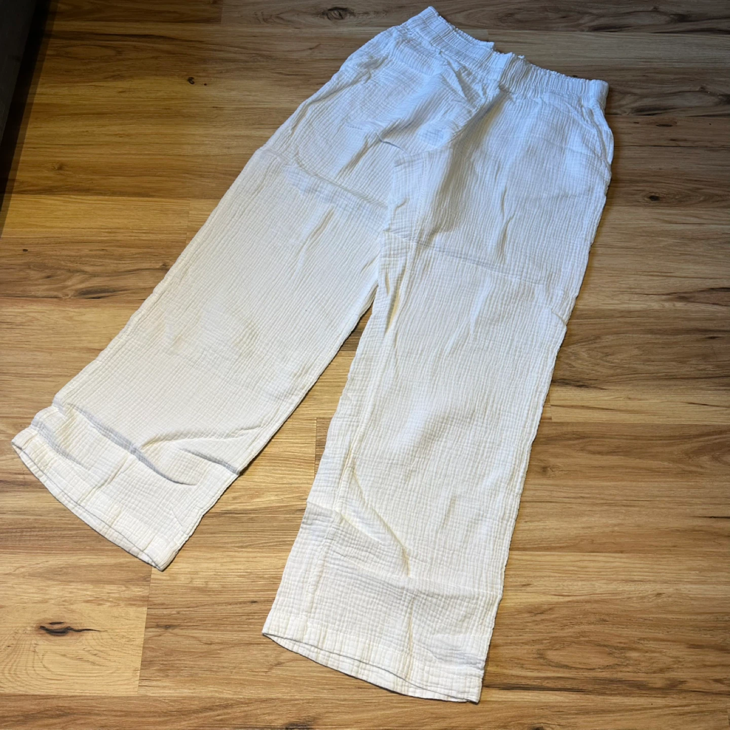 Denver Hayes White Gauze Pants - Size M