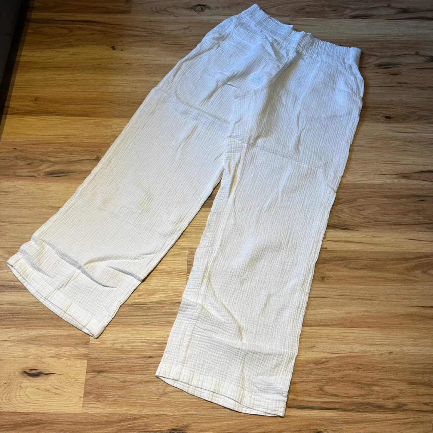 Denver Hayes White Gauze Pants - Size M