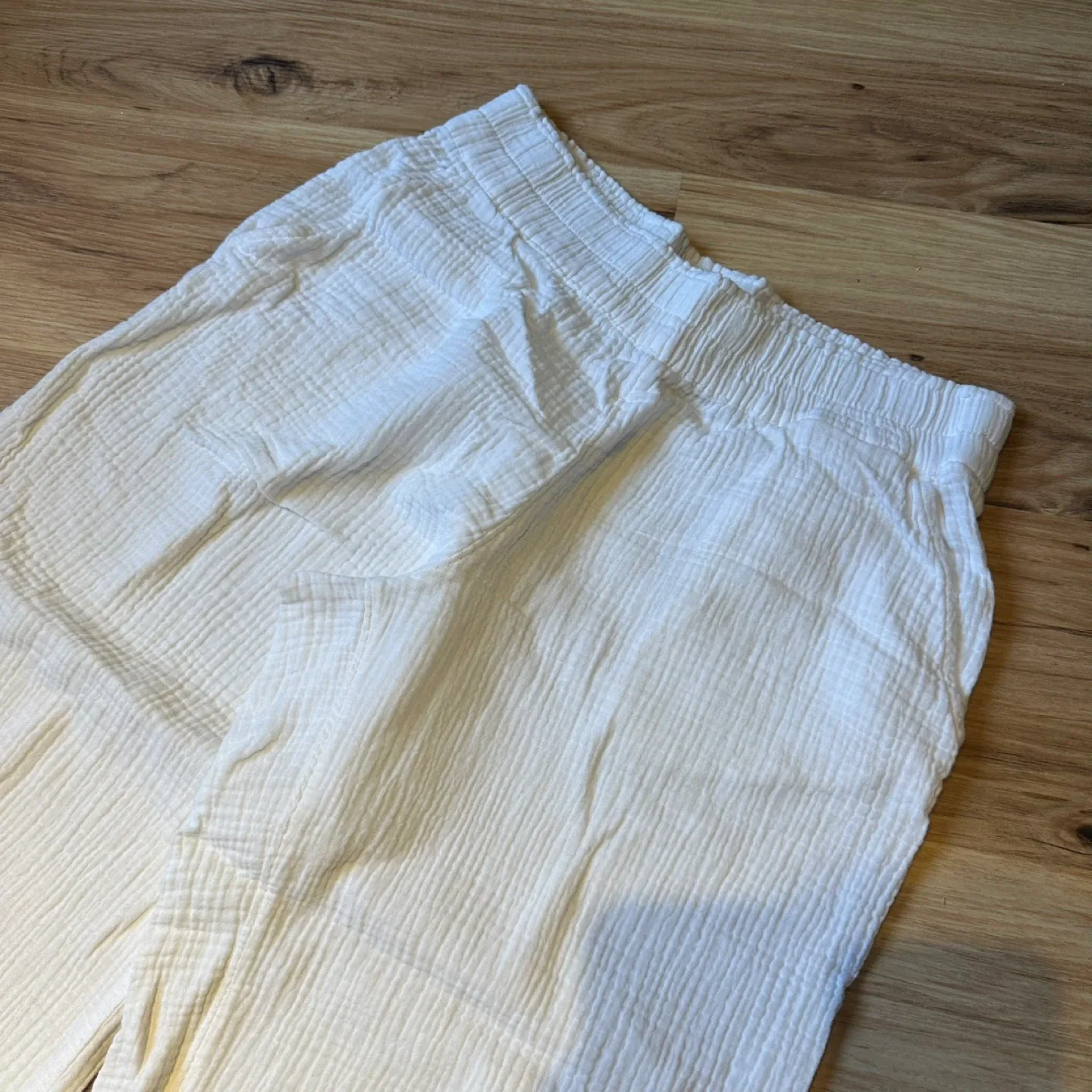 Denver Hayes White Gauze Pants - Size M - photo 2