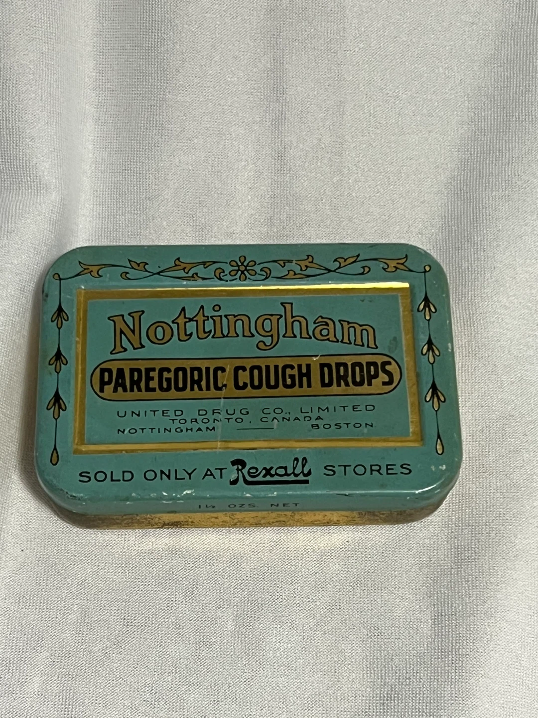 Antique Nottingham Medical Tin