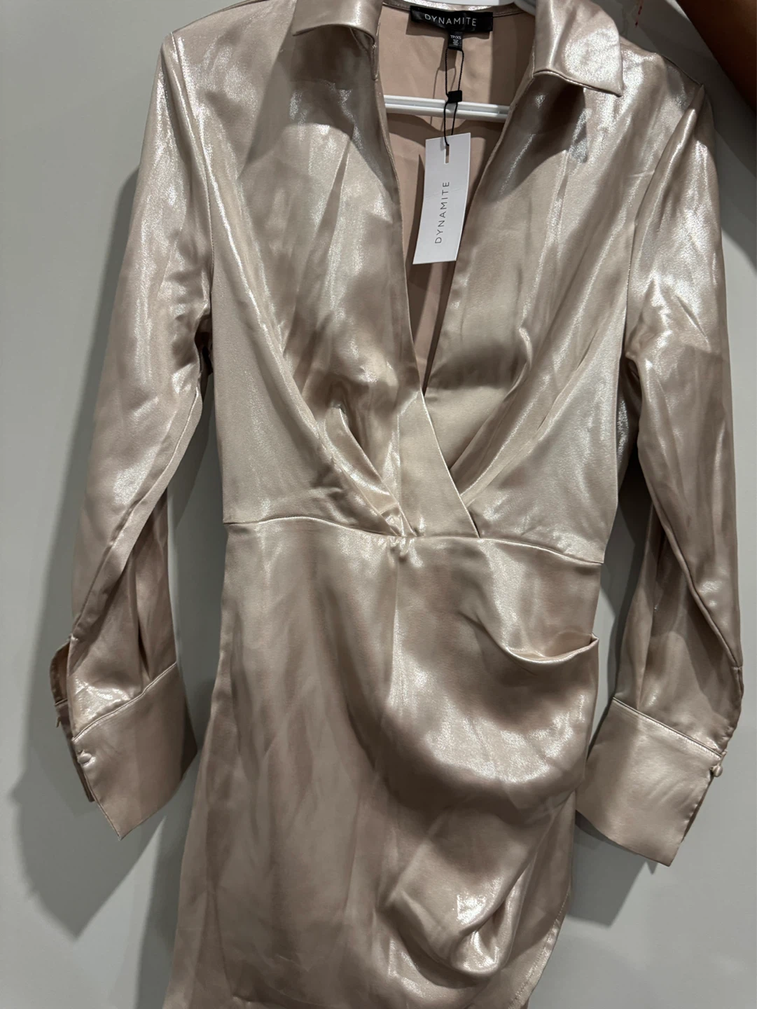 Dynamite Satin Mini Dress - photo 3