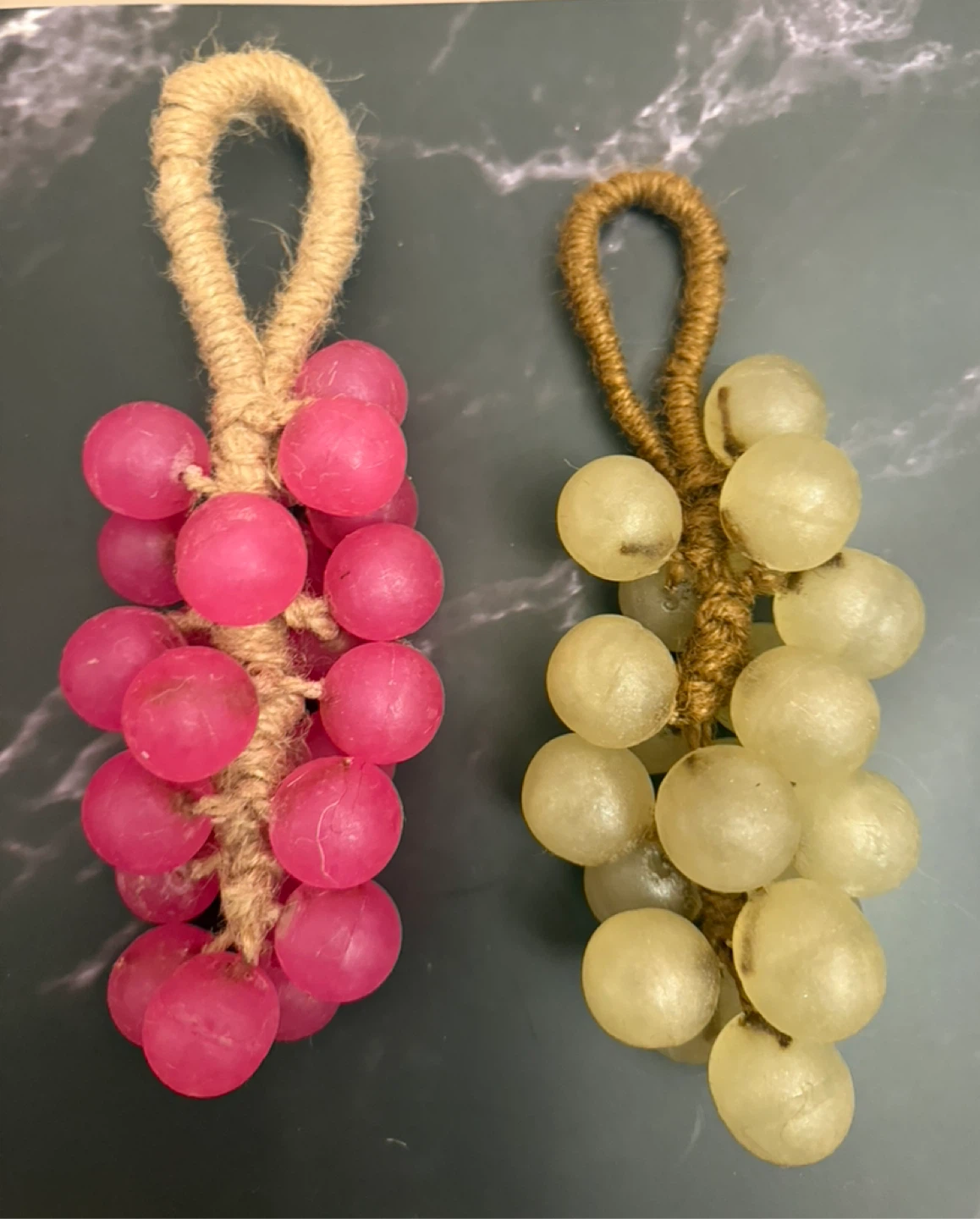 Decorative Grape soap  Handmade - Set of 4