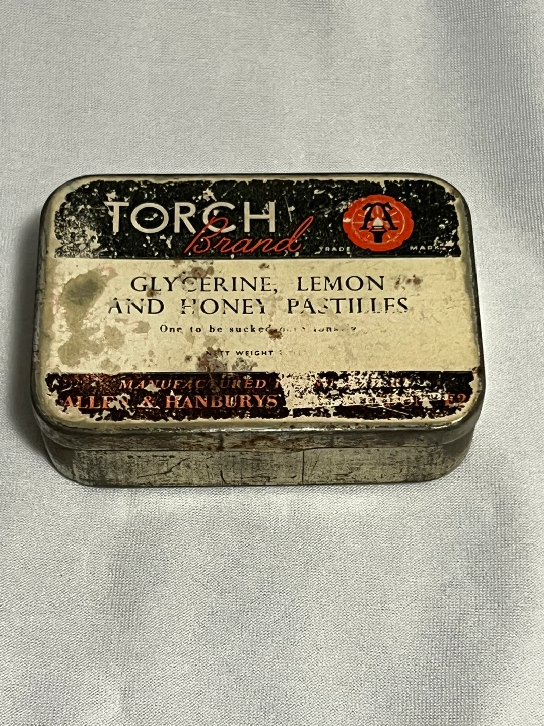 Antique Torch Pastilles Tin - photo 2