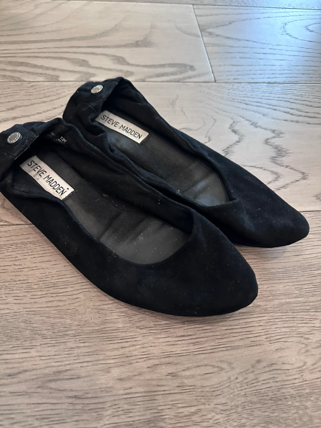 Steve Madden Black Ballet Flats