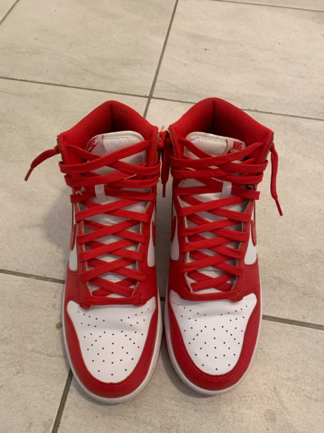 Nike Dunk High Red White