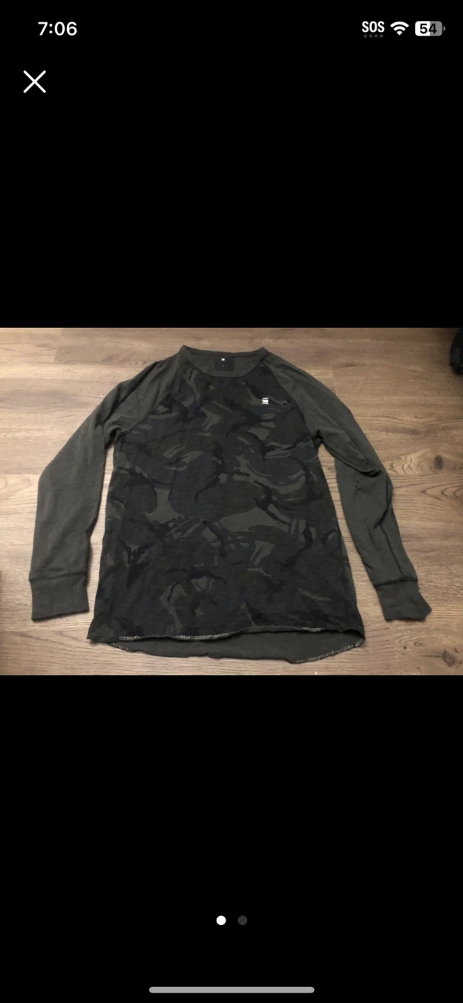 G-Star Raw Camouflage Long Sleeve Shirt