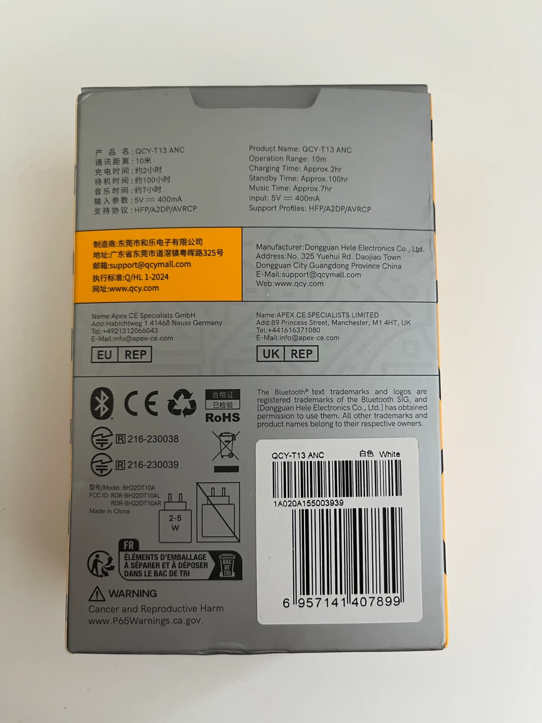QCY T13 ANC Wireless Earbuds (noise cancelling) - photo 3