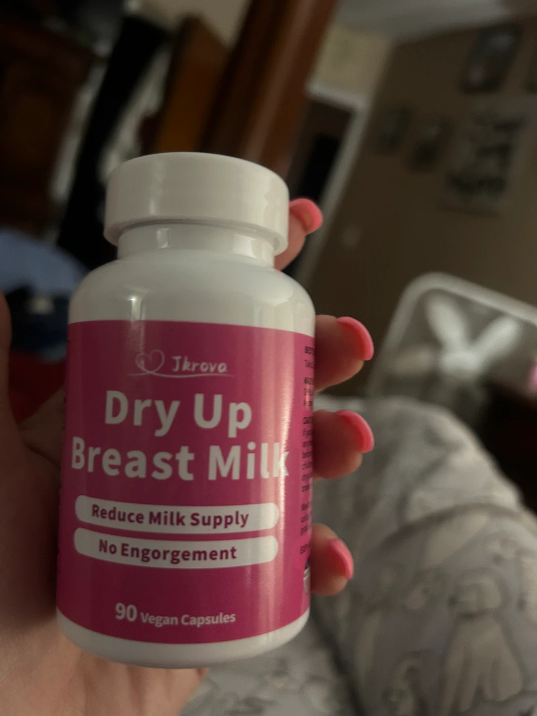 Jkrova Dry Up Breast Milk Reduce Milk Supply Vegan Capsules