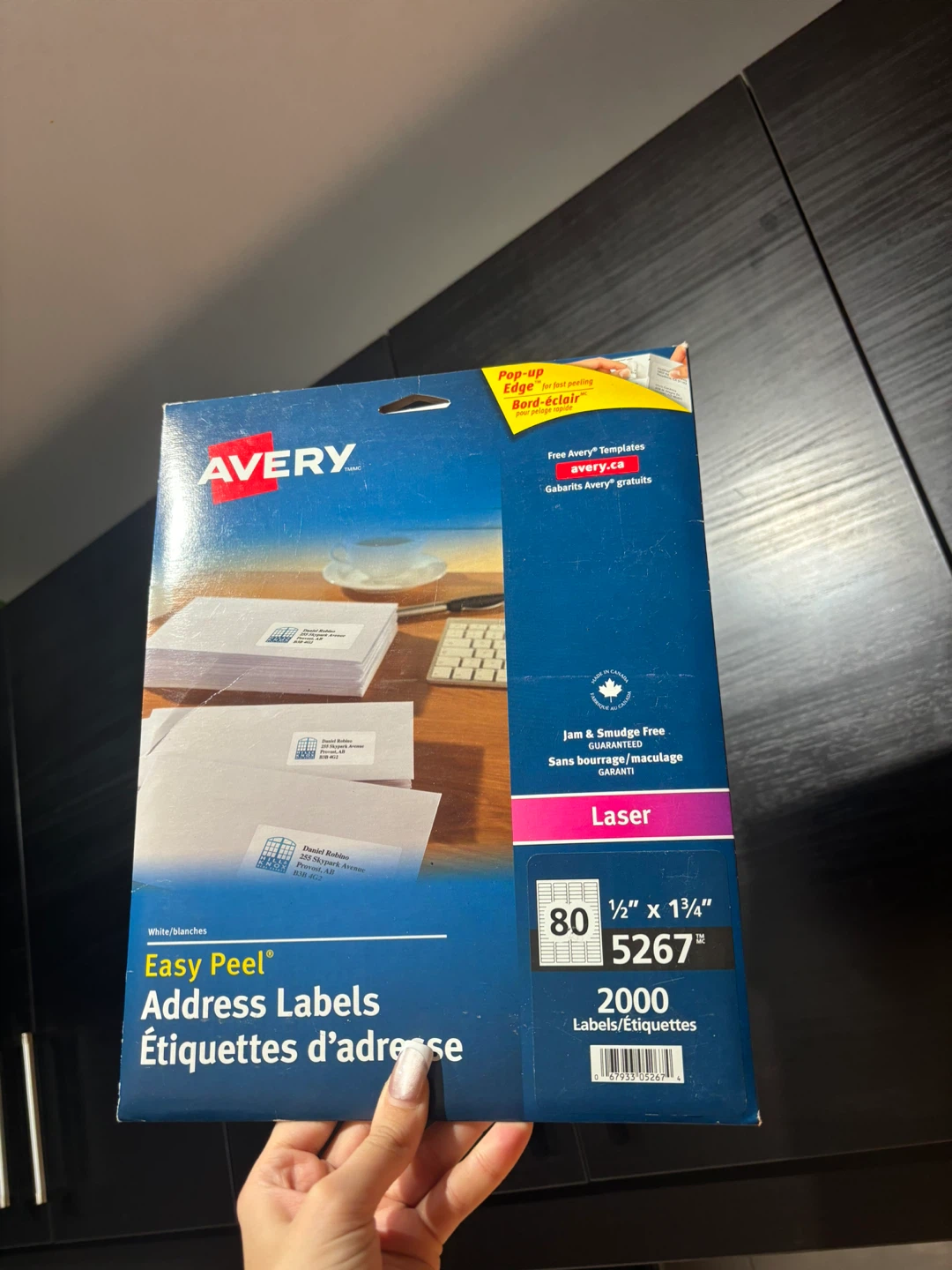 Avery 5267 Easy Peel Address Labels, 1/2" x 1 3/4", 2000 Labels