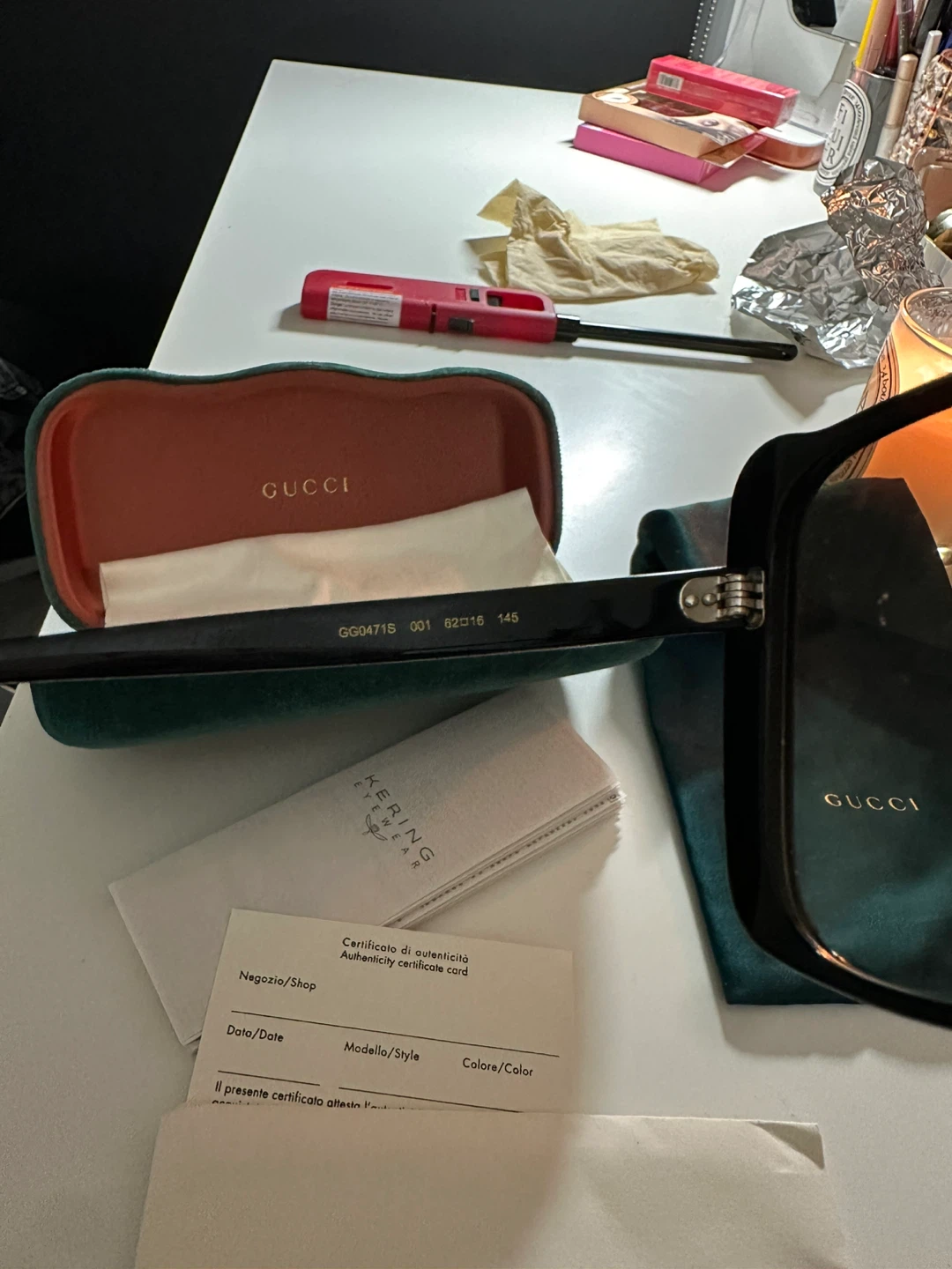 Gucci GG0471S Sunglasses - Shiny Black - photo 4