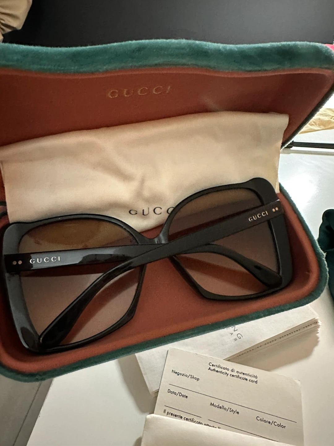 Gucci GG0471S Sunglasses - Shiny Black - photo 2