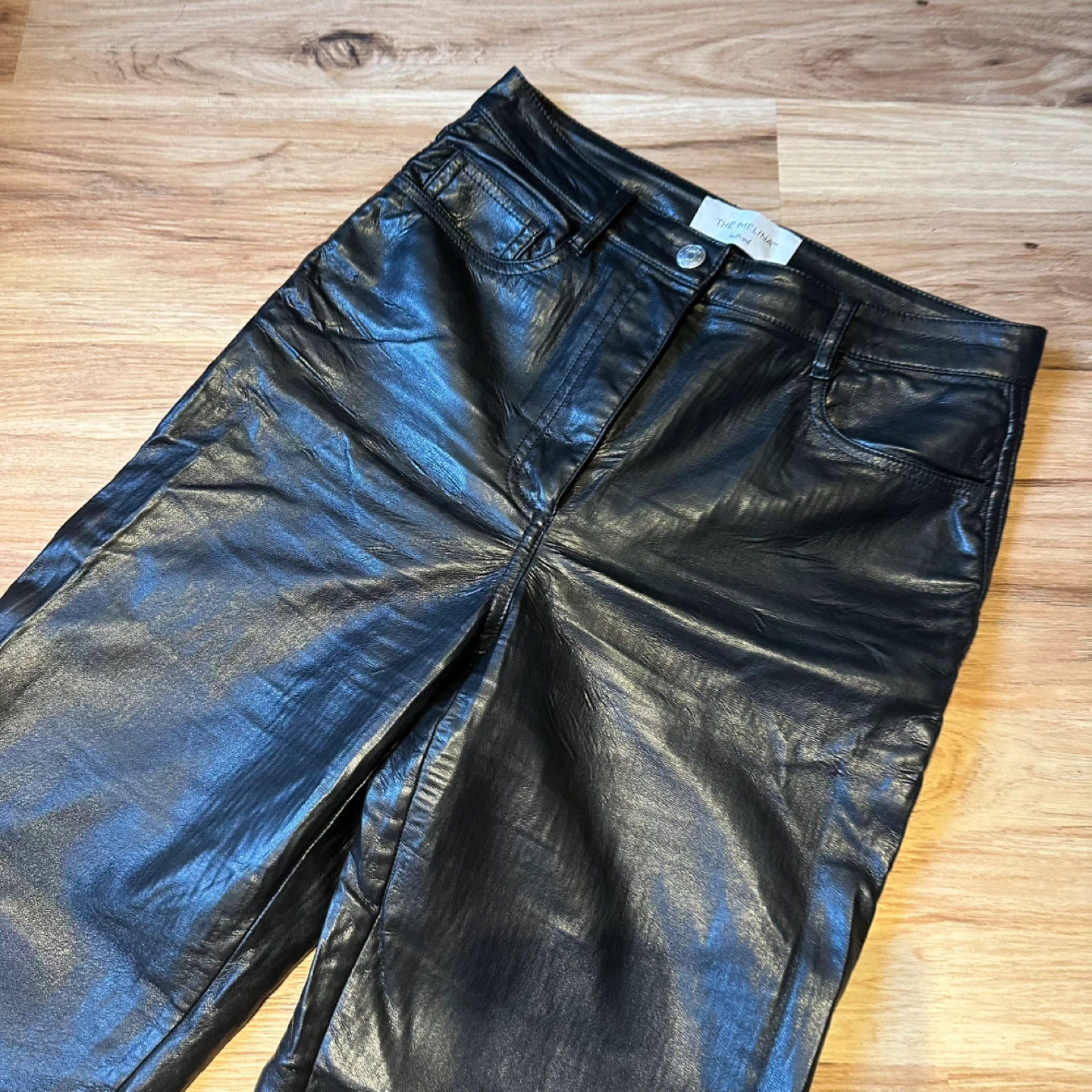 Wilfred "The Melina" Leather Pants Black Size 4 - photo 3