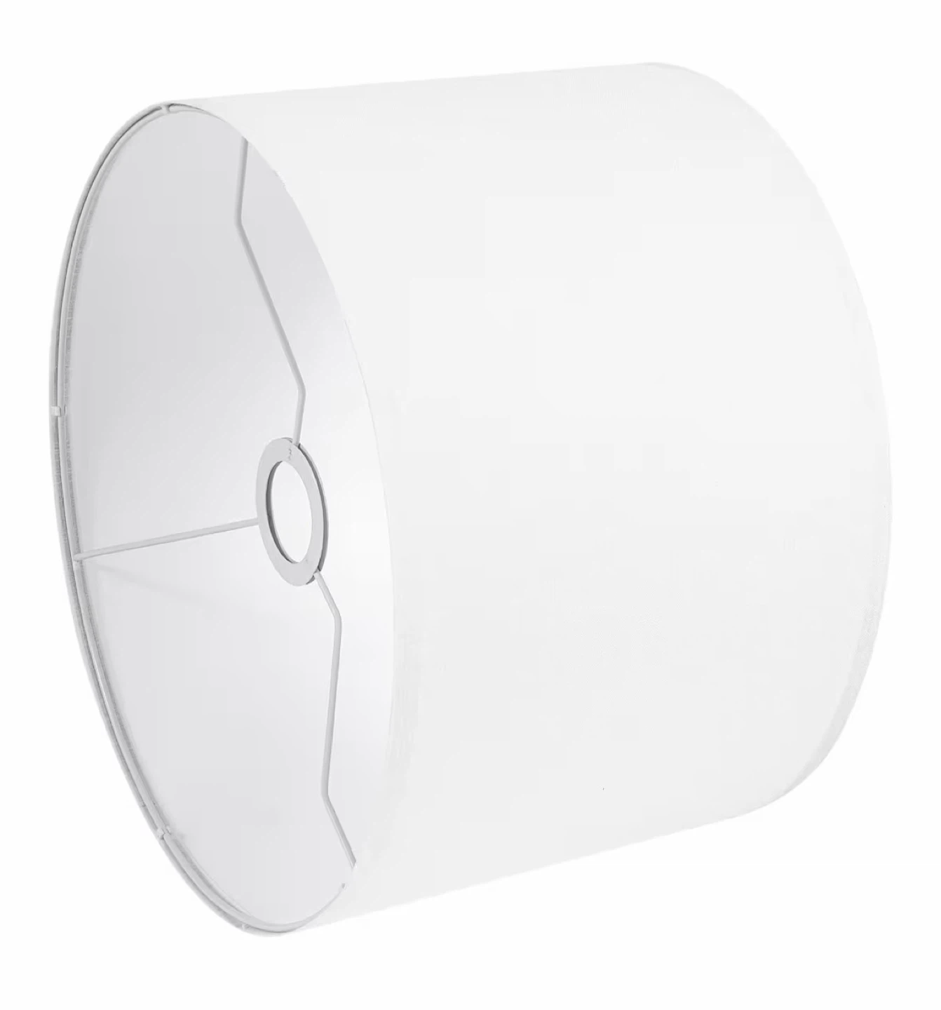 White Drum Lamp Shade