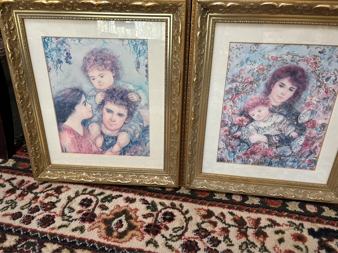 Edna Hibel The Laurels Collection "Wonder of Family" Art Print