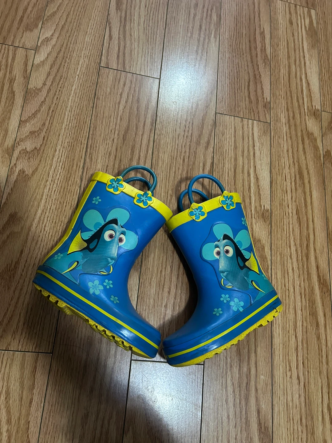 Size 6 Toddler Blue Dory Character Rain Boots
