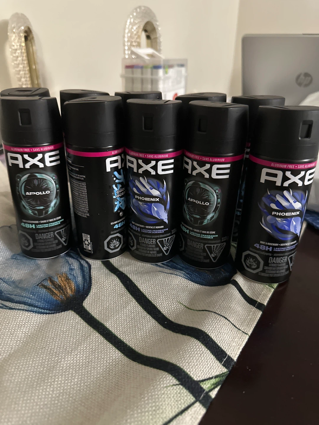 Axe Body Spray Lot (Apollo, Phoenix, Cool Ocean, Kilo, Anarchy)