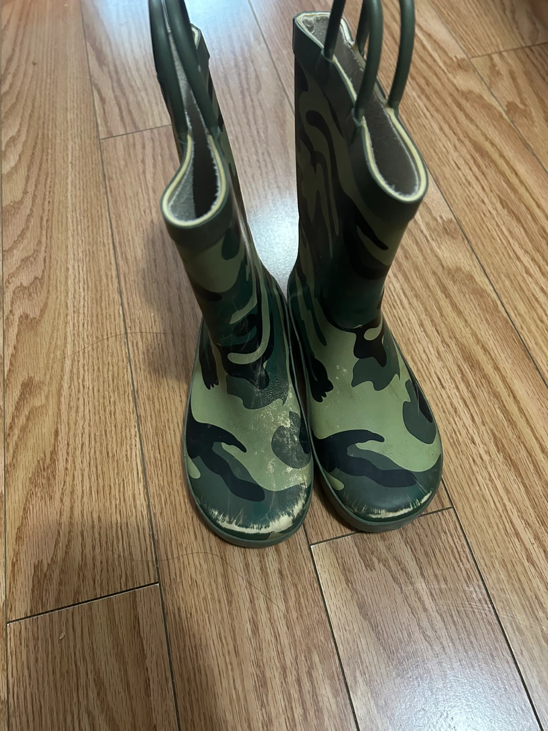 Kids Camo Rubber Rain Boots Size 11 - photo 2