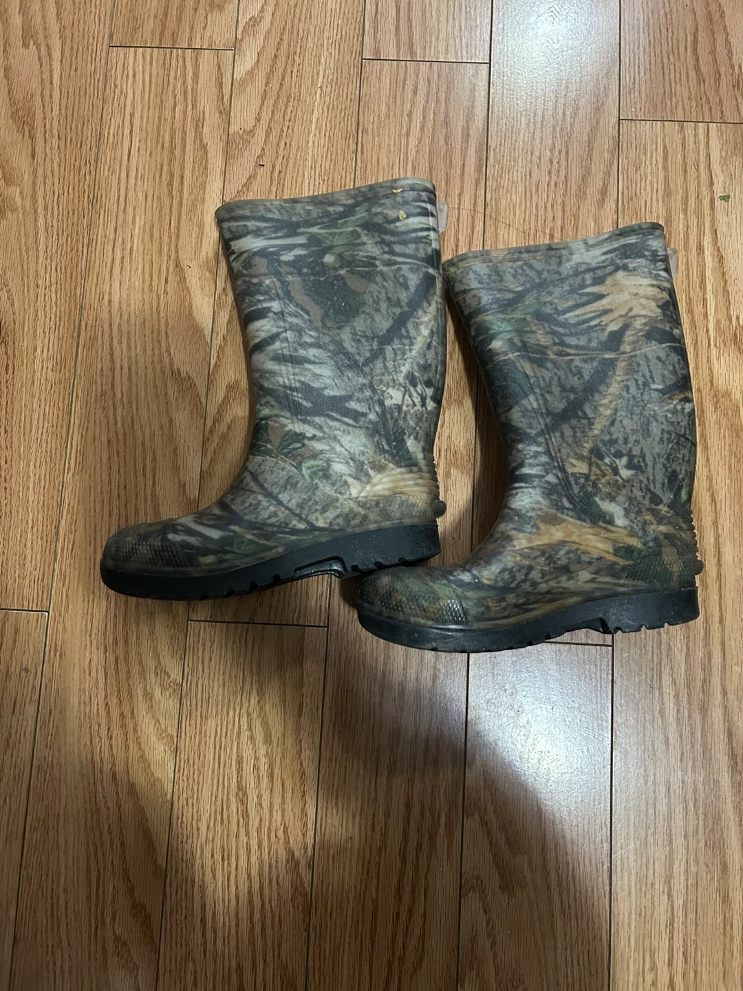 Kids Camo Rubber Boots Size 13