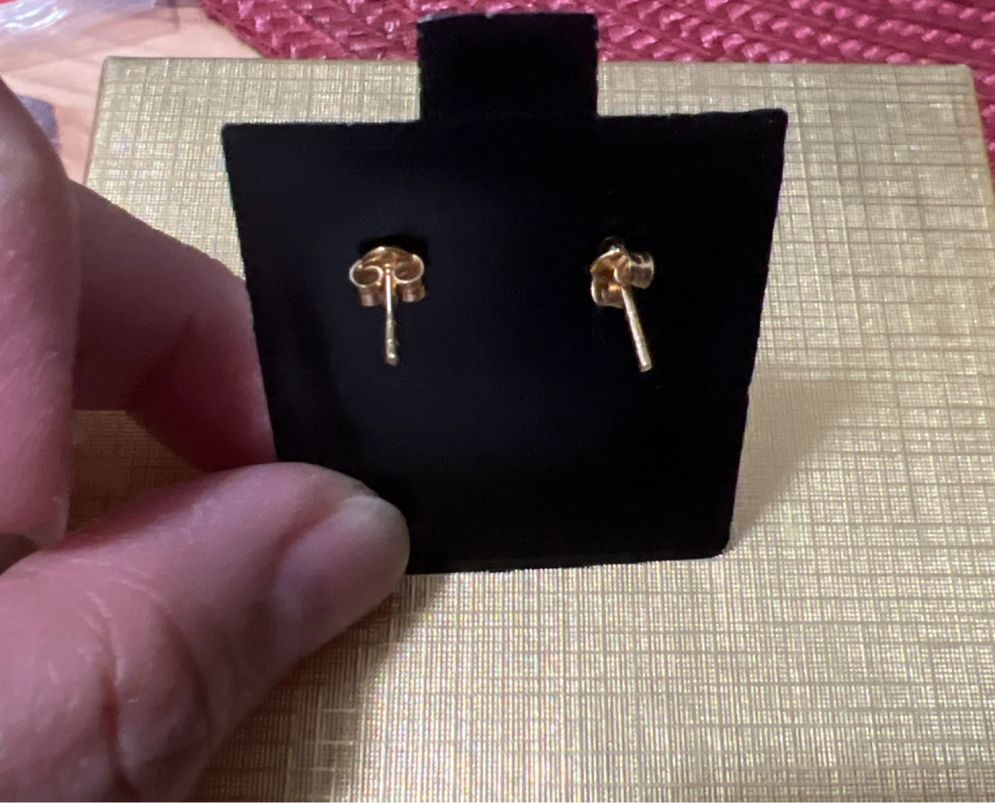 18k Gold stud Earrings - photo 2