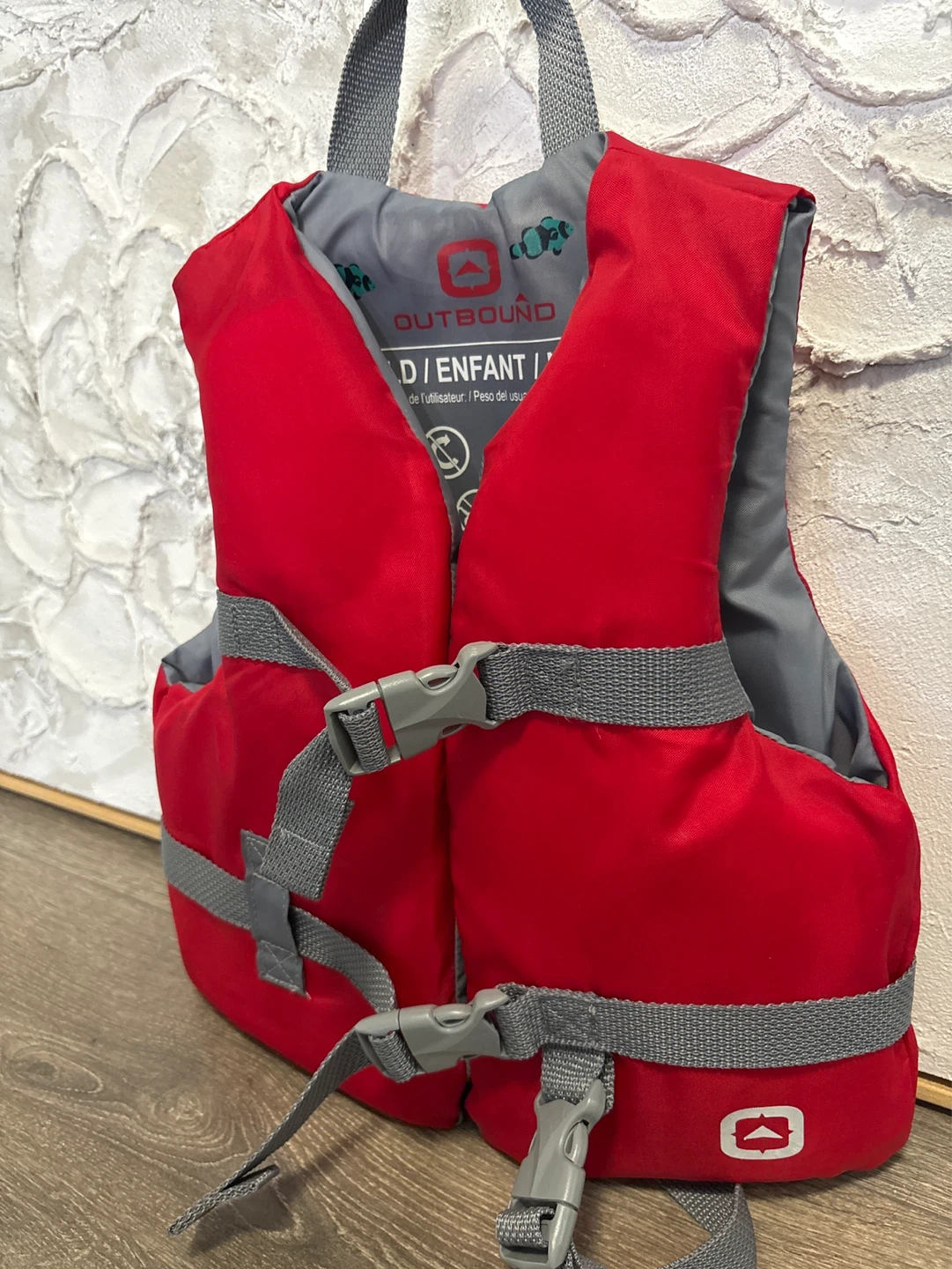 Outbound Child Life Jacket - Red (33-55 lbs)