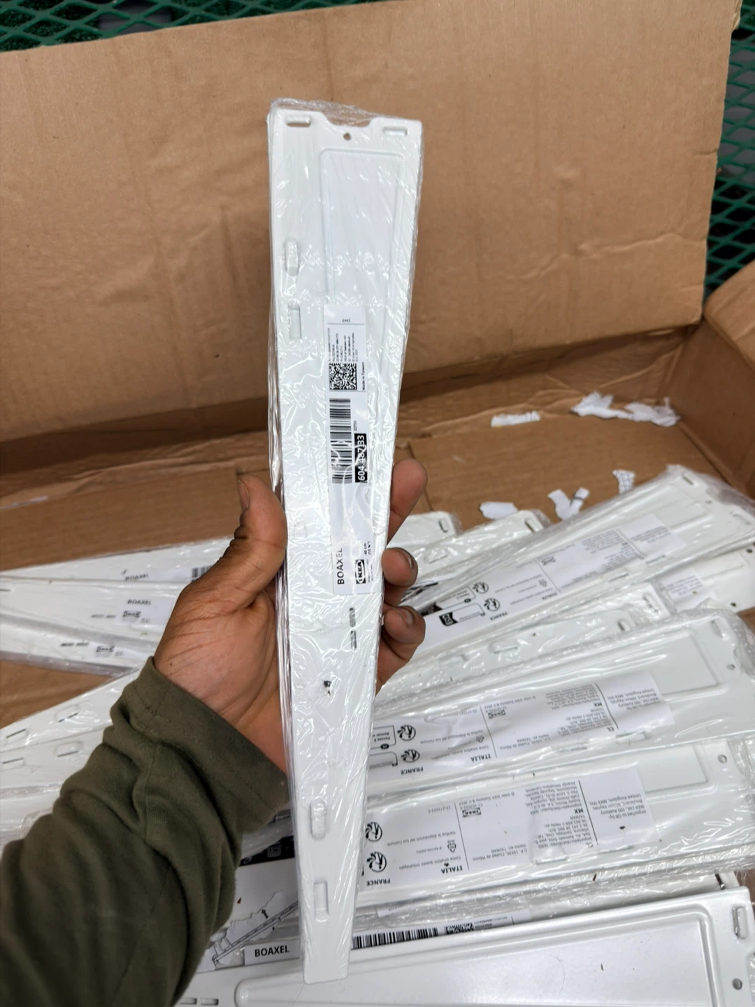 IKEA BOAXEL White Shelving Brackets (Lot of 18) - photo 2