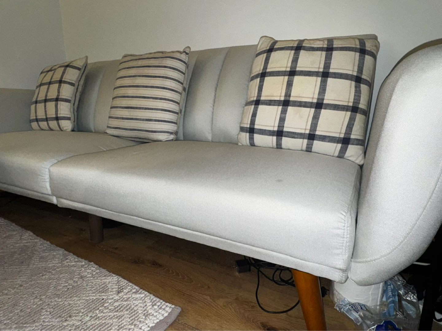 Light Beige Sofa-bed - photo 3