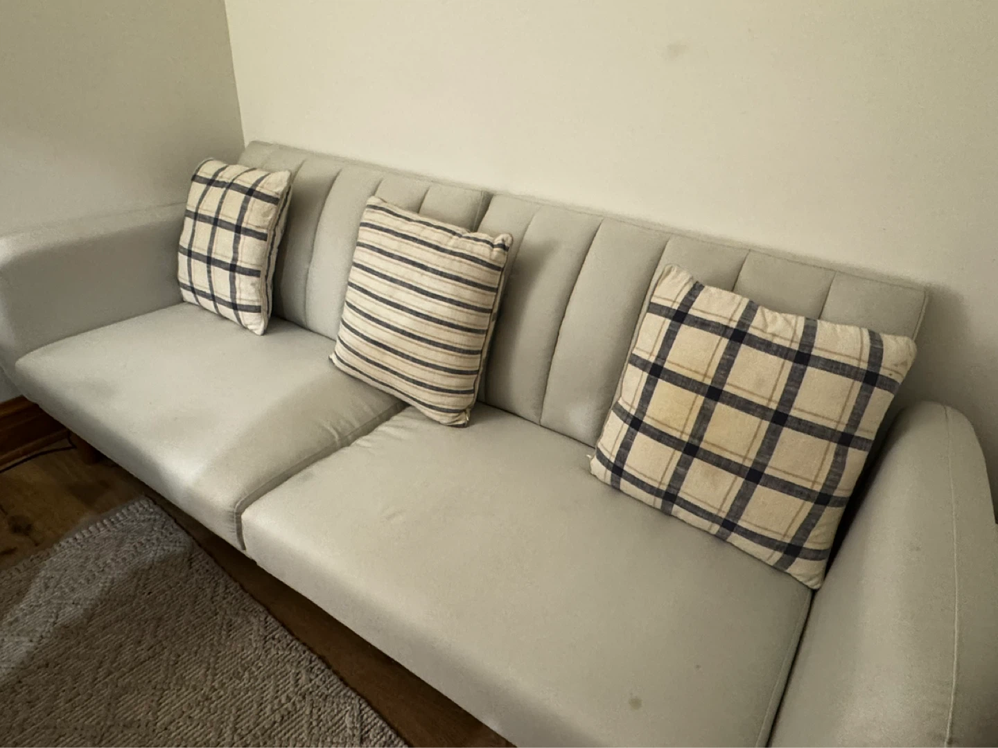 Light Beige Sofa-bed
