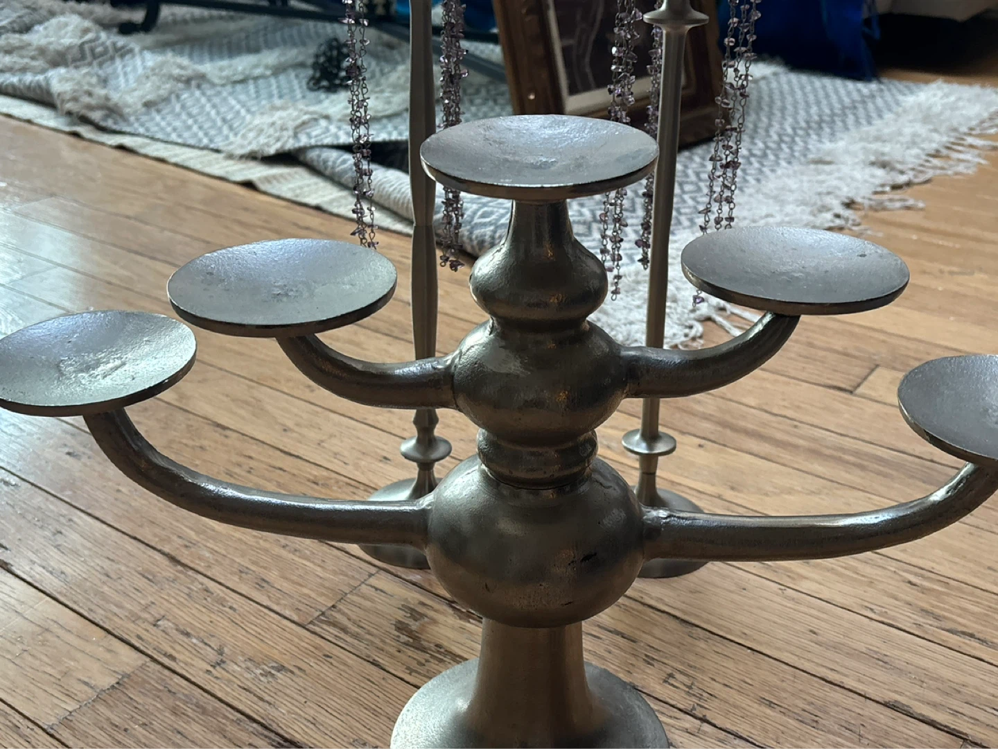 Silver Candlesticks Set of 3 - photo 2