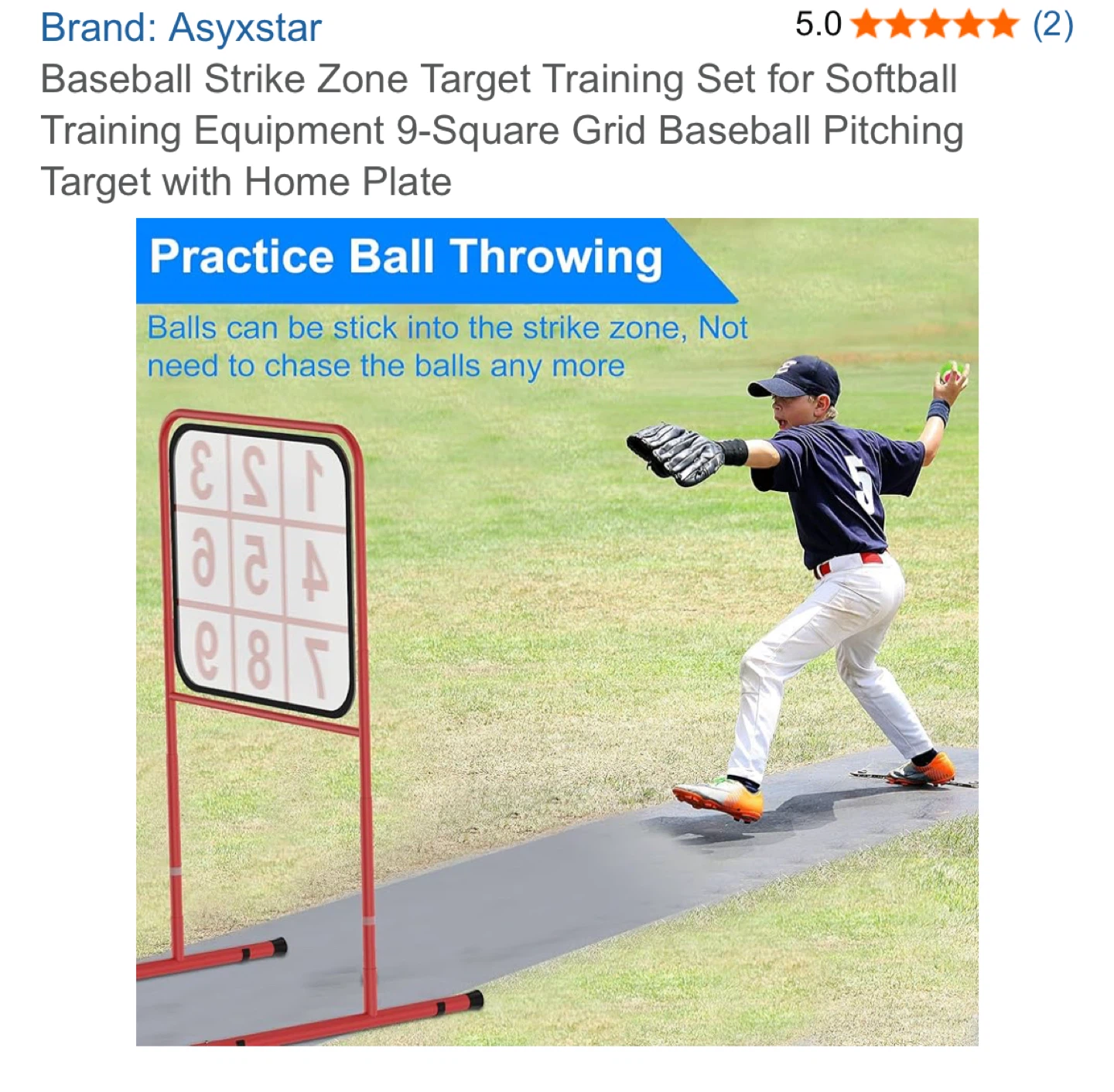 Asyxstar Baseball Strike Zone Target Training Set - photo 4
