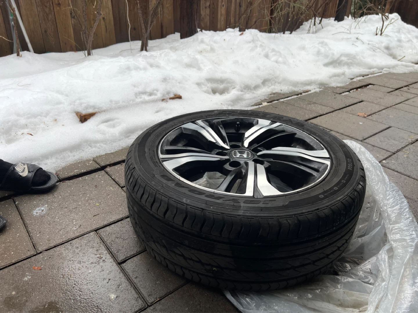 Honda Civic Alloy Wheel and Tire